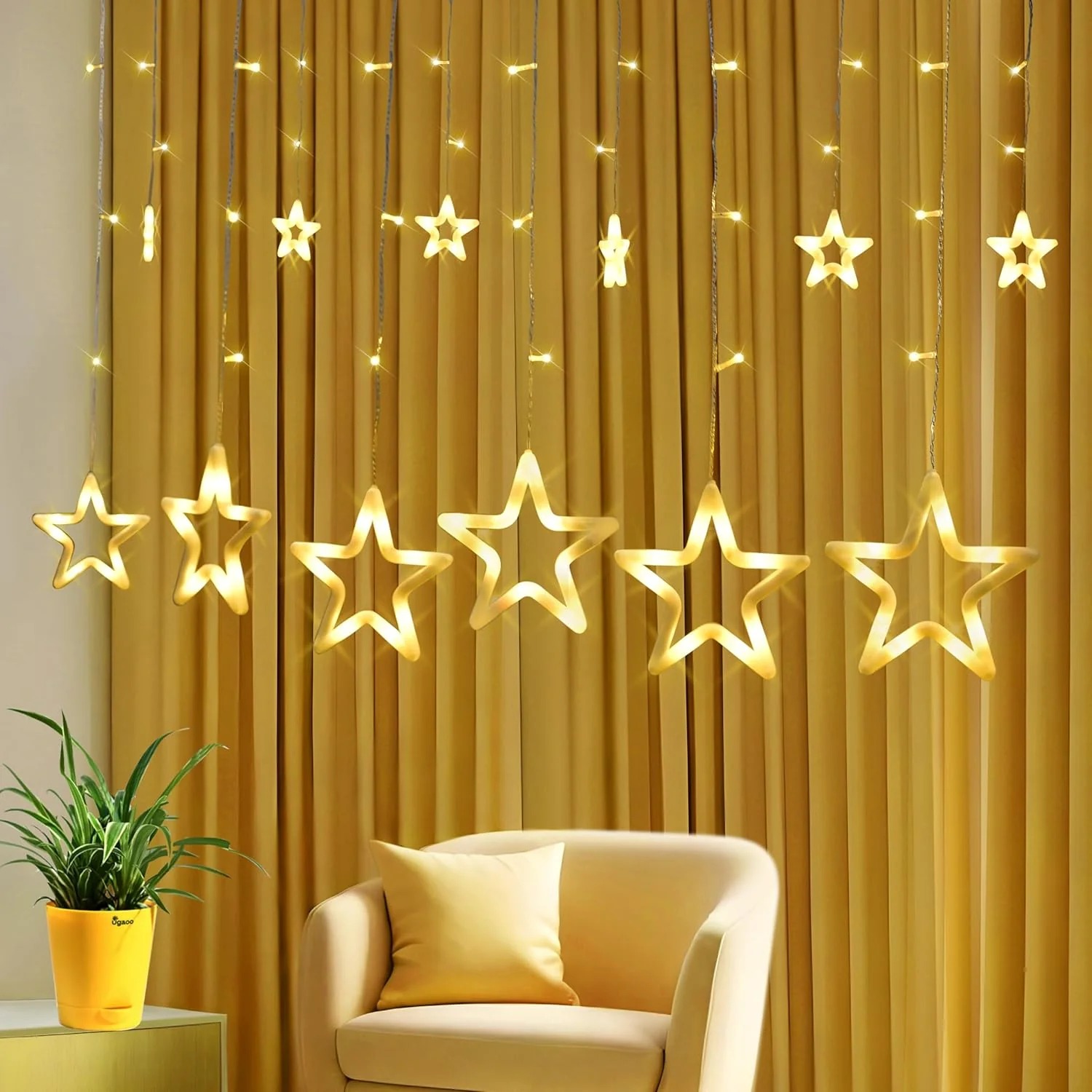 star curtain light